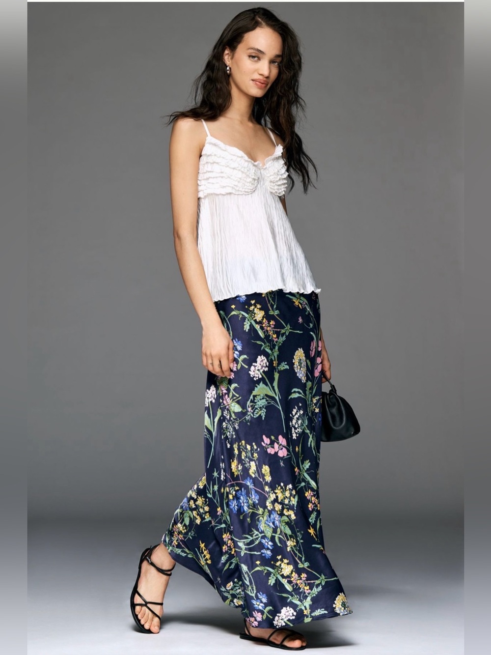 Anthropologie Tilda A-Line Maxi Slip Skirt NWT - Picture 2 of 6